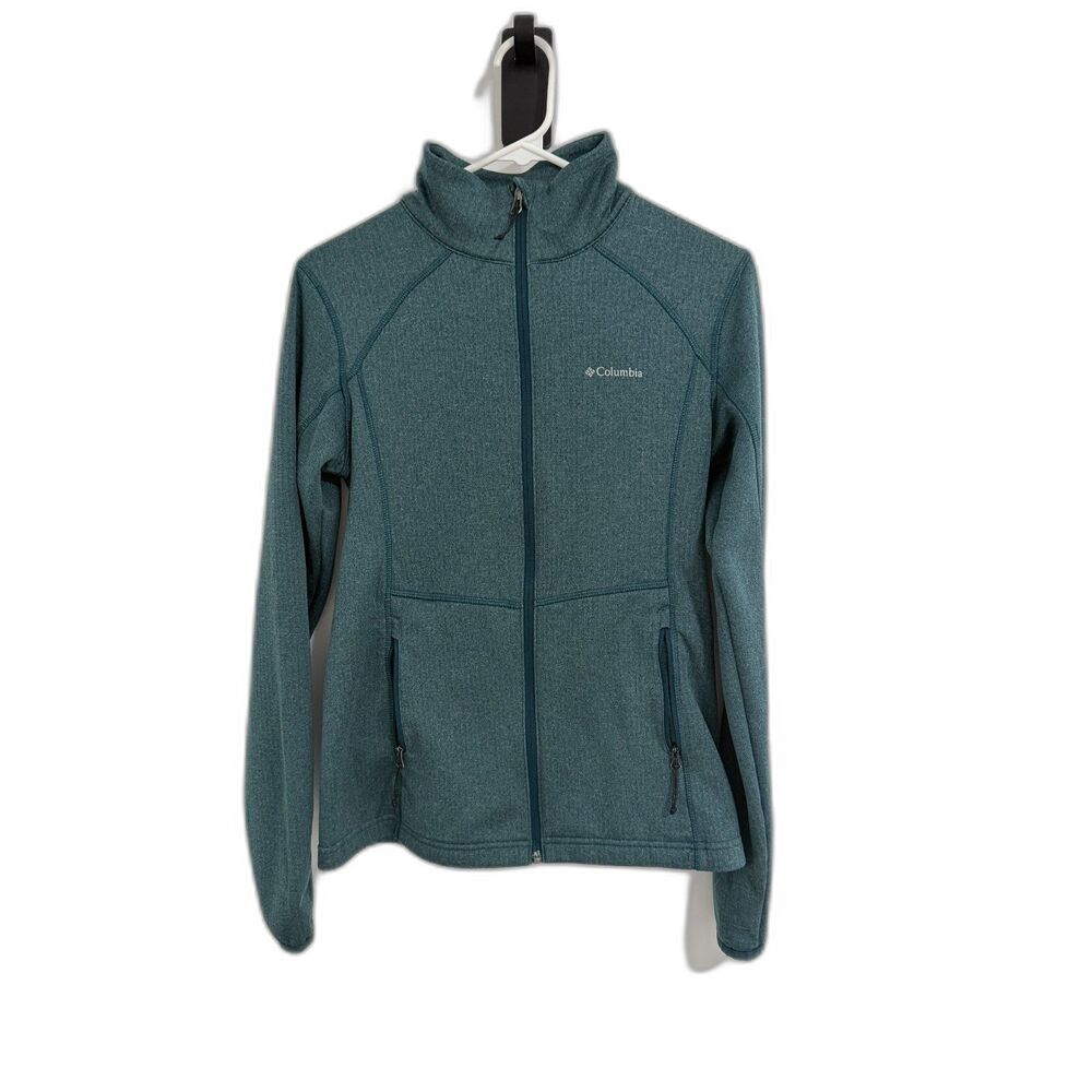 Columbia Omni-Wick Deep Teal Full Zip Fleece Jacket Women's XS